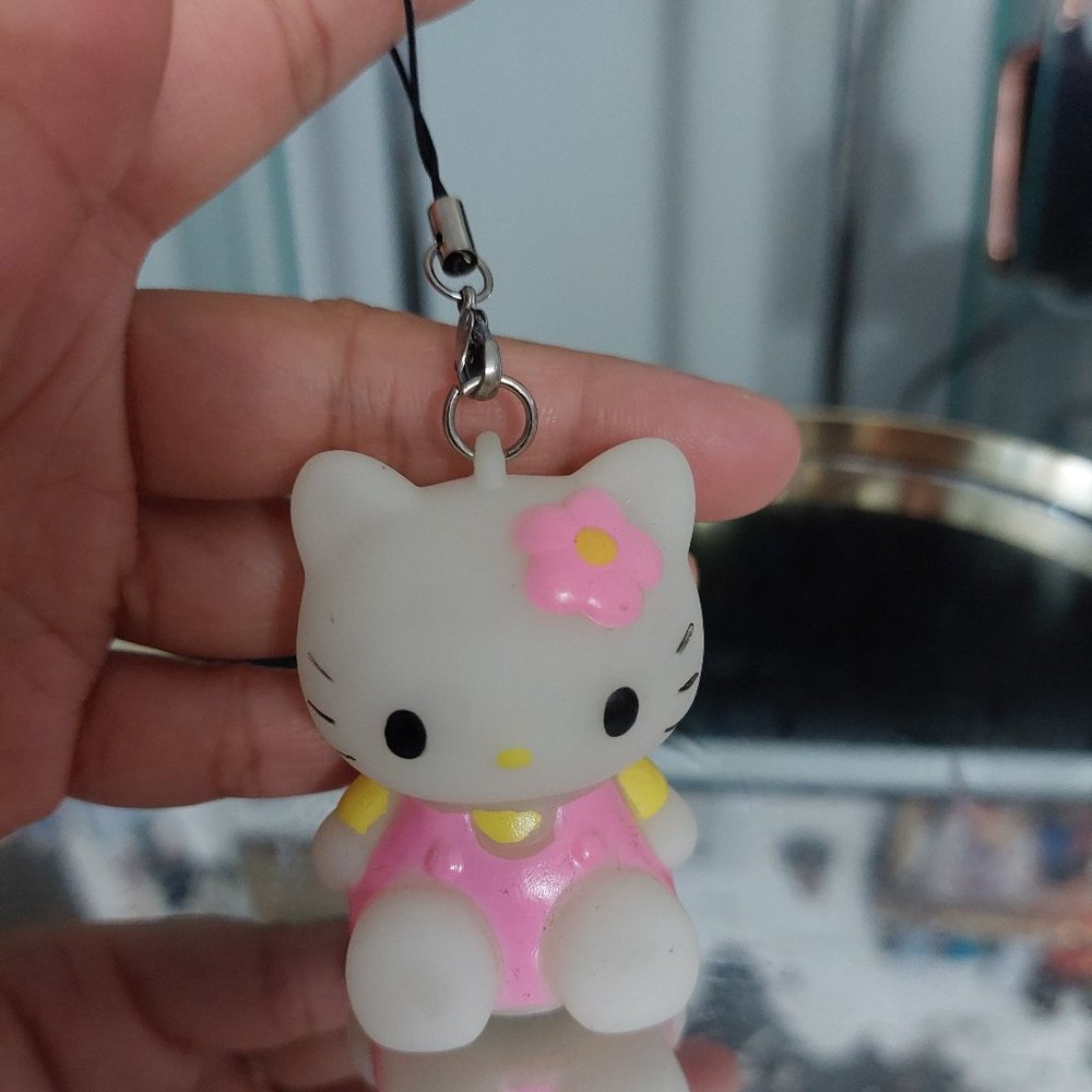 Hello Kitty Handbag Phone Charm Key chain Accessory Pink Yellow White Cute